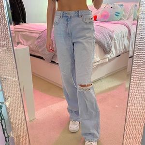 Garage wide leg jeans in size 1